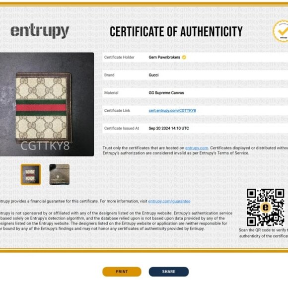 Gucci Armory Collection Vintage Wallet - Picture 2 of 14